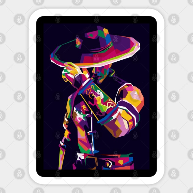 Kung Lao Mortal Kombat Sticker by Rekayasabumi